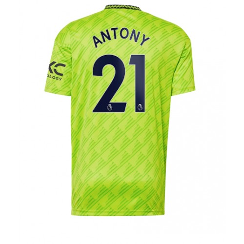 Dres Manchester United Antony #21 Rezervni 2022-23 Kratak Rukav